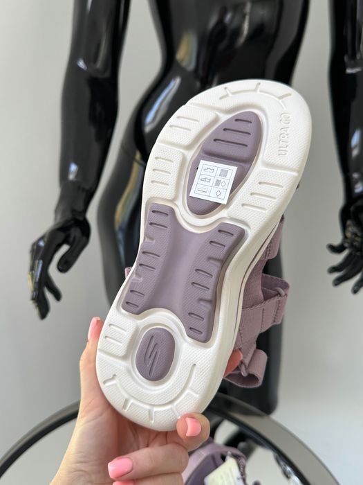 Женские босоножки на липучках Skechers GO Walk Arch 36/37/38/39/40/41р