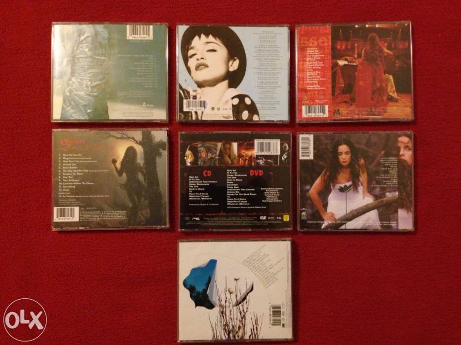 Discografia madonna, alanis morissette, shakira, etc