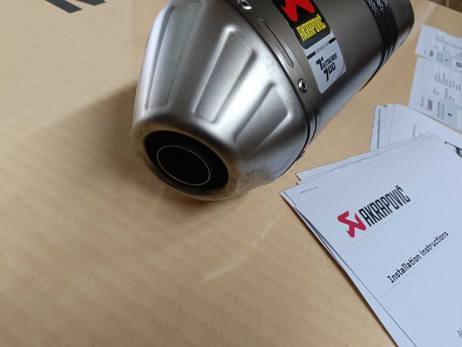 Ponteira Akrapovic Yamaha Tenere Como nova - versão RARA