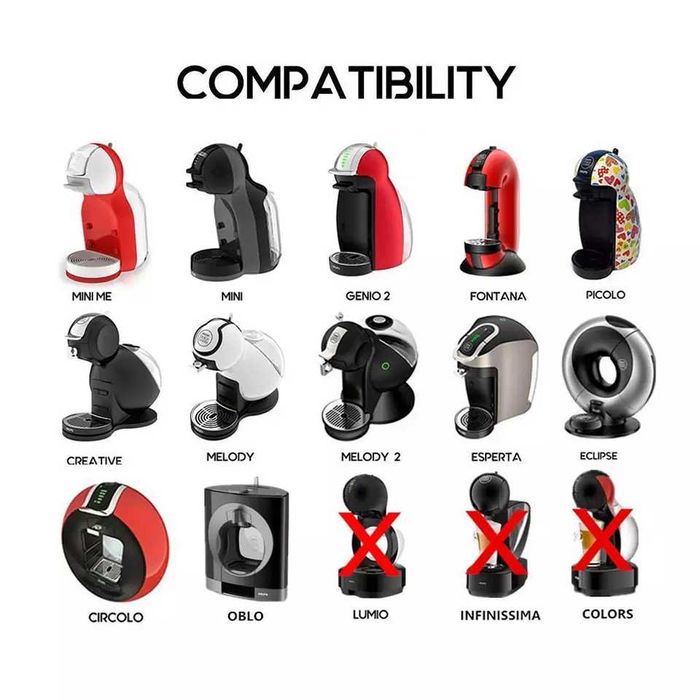 Многоразовые стальные капсулы для кофемашин Nescafe Dolce Gusto Krups