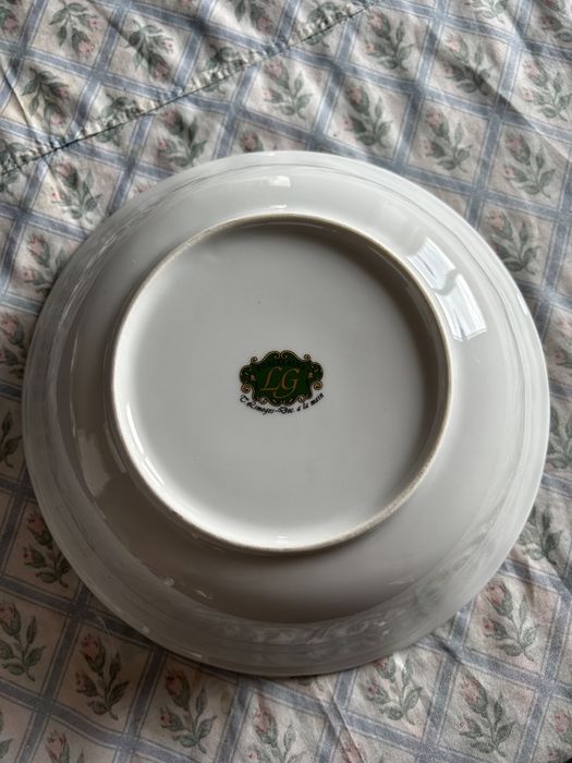 Jarro com taça em porcelana Limoges