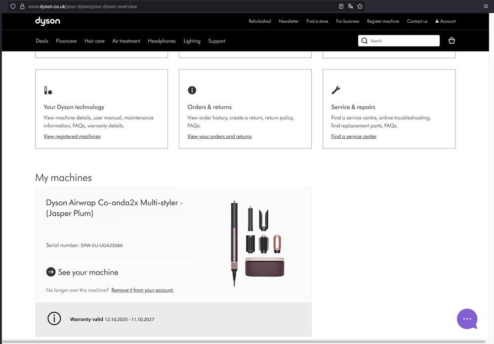 Оригінал. Мультистайлер Dyson Airwrap Coanda 2x  HS09