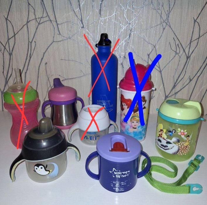 Дитячі поїлочки, поїльники