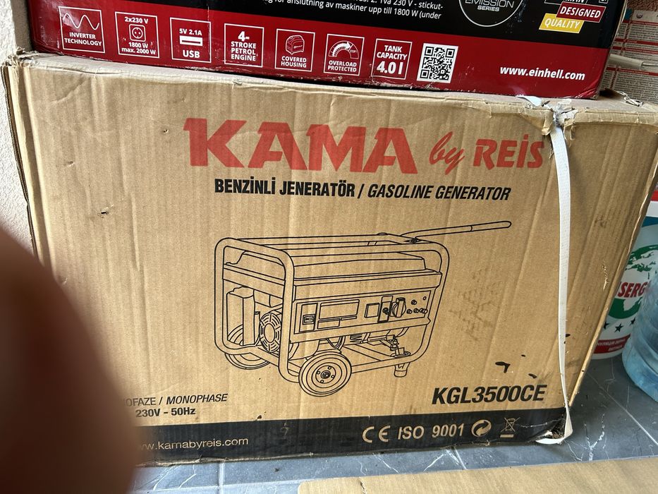 генератор Kama KGL3500CE з електростартером
