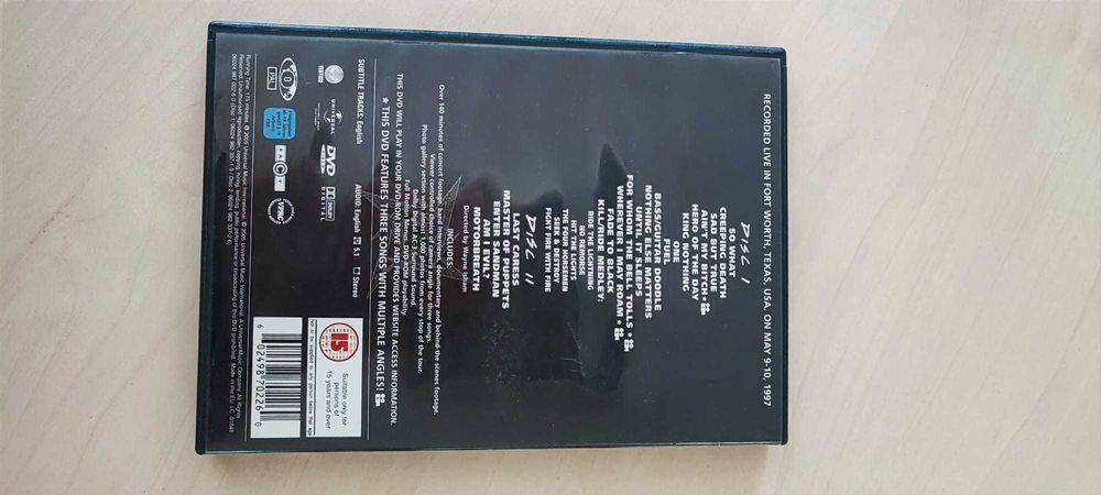 DVD Duplo Metallica – Cunning Stunts (Live in Fort Worth, Texas) – 2 Disc Set