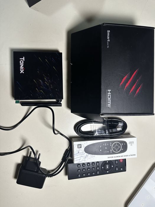 Tanix TX68 Alwinner H618 4/68gb android 14 + аеромишка g10s pro