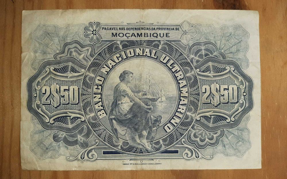 Nota de 2,5 Esc de Moçambique 1941