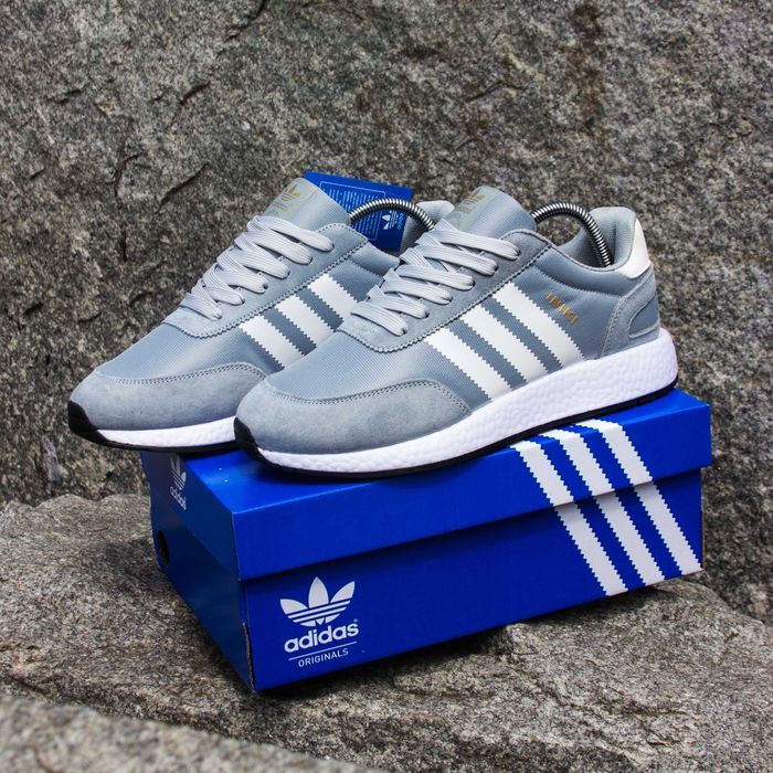 (1429) Кросівки Adidas Iniki сірі (41-46) адідас адідаси