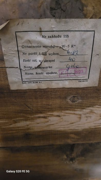 Skrzynia wojskowa na amunicje