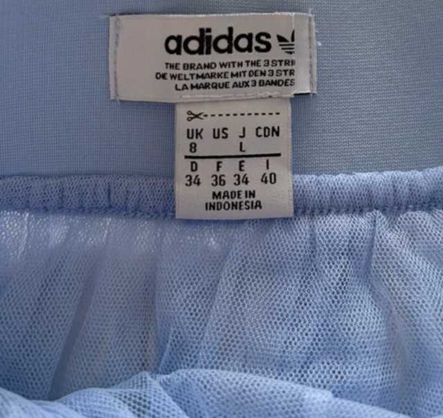 Adidas spódnica tiulowa NIEBIESKA, BŁĘKITNA 34, 36, 38