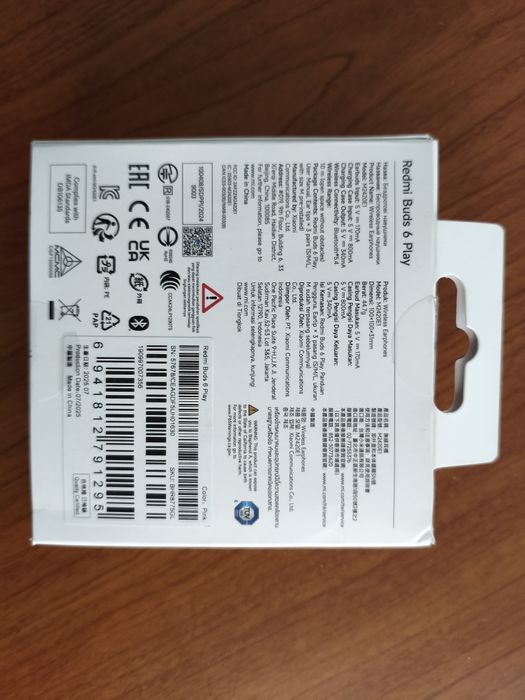 Redmi Buds 6 Play rosa