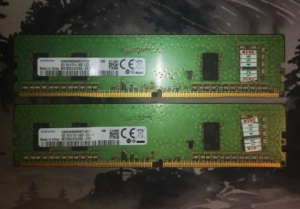 Оперативна памʼять Samsung 8GB(2 по 4 гб) DDR4 2400MHz