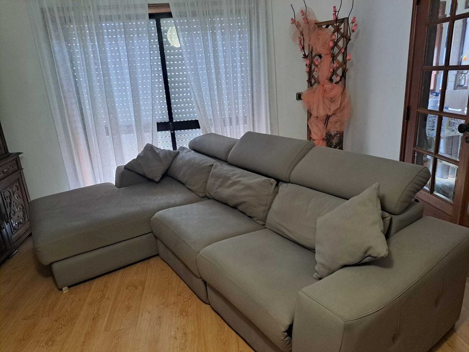 Sofá de 3 lugares reclinavel