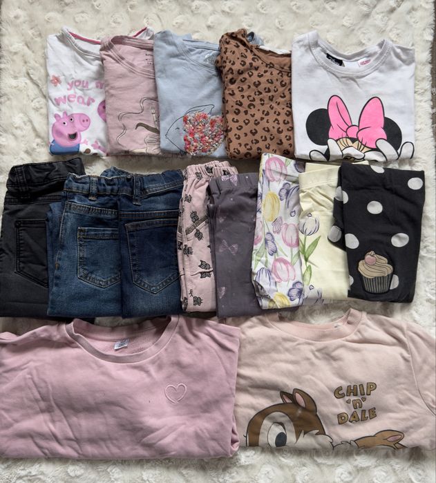 Zestaw ubrań dla dziewczynki 4-6 lat