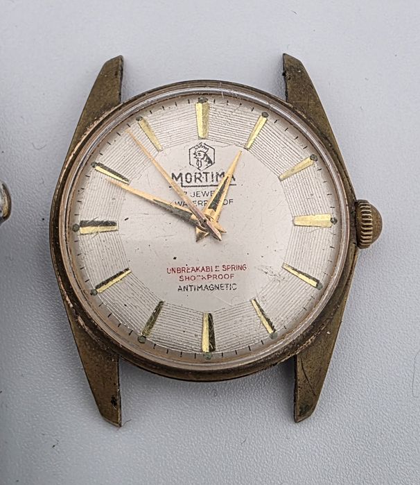 2 zegarki męskie Kings i Mortima nakręcane mechaniczne