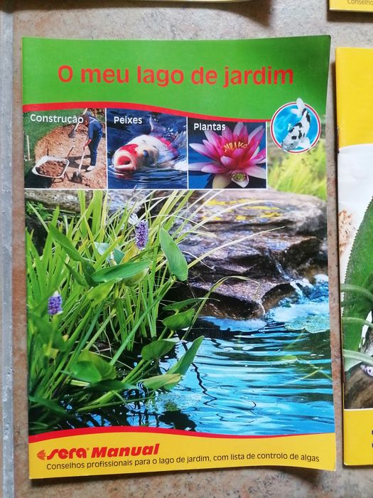 Lote Revistas/manuais para Aquário JBL e SERA