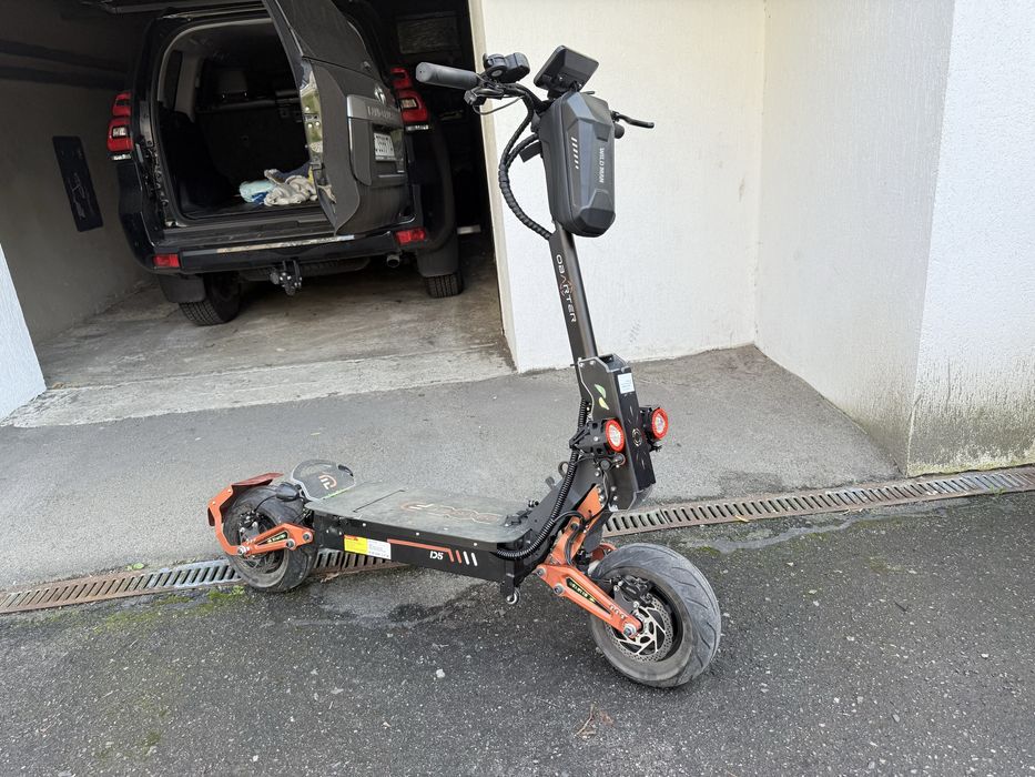 Електросамокат OBARTER D5 5000 Вт — 60–70 км/год, запас ходу до 100 км