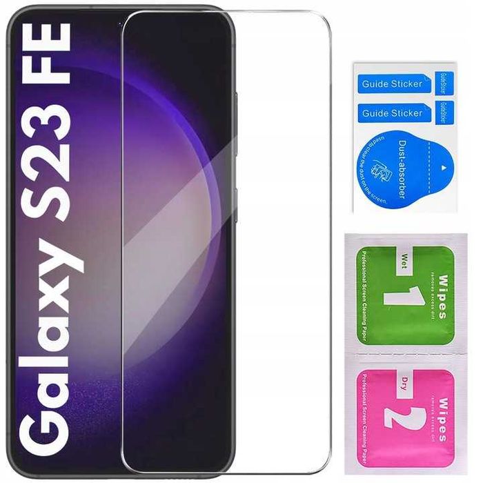 Etui Carbon do Samsung Galaxy S23 FE + Szkło Hartowane