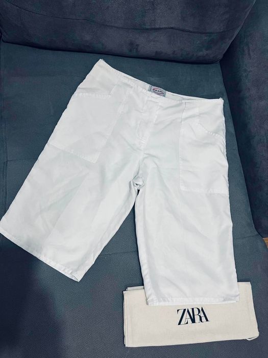 Piękne białe spodenki xl 42 shorty eleganckie