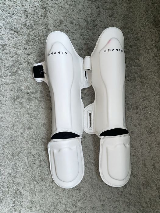 щитки manto shin GUARDS impact white