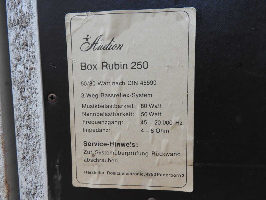 Obudowy kolumn skrzynki 3 drożne