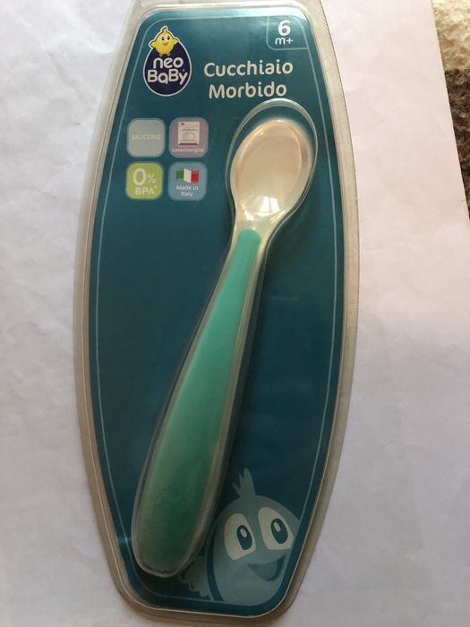 Colher de silicone macia