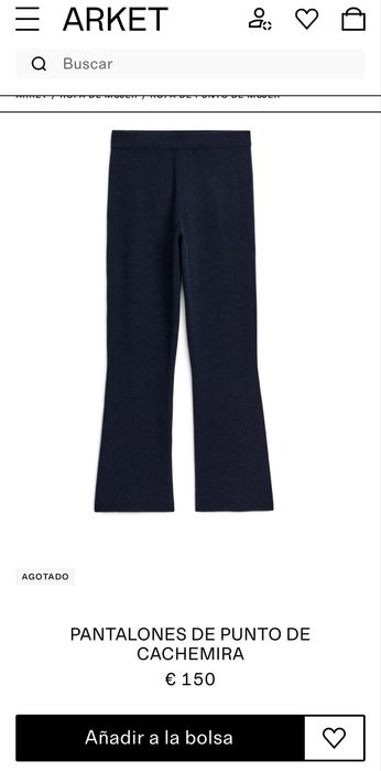 Кашемірові брюки штани від arket