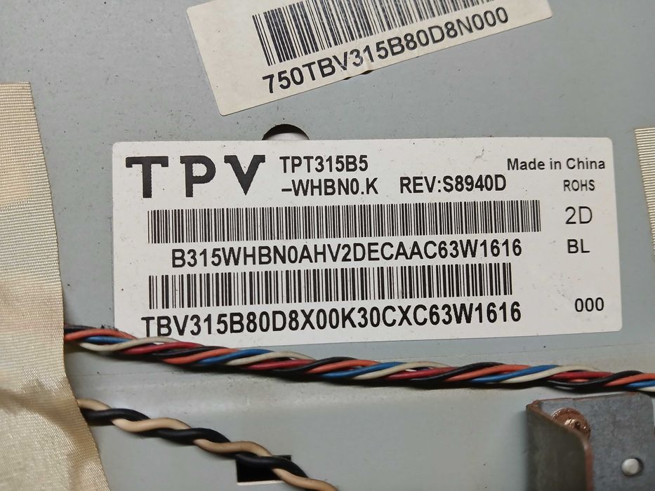 PEÇAS - TV LED 32" - LG 32LH500D  - com Ecrã Danificado!!