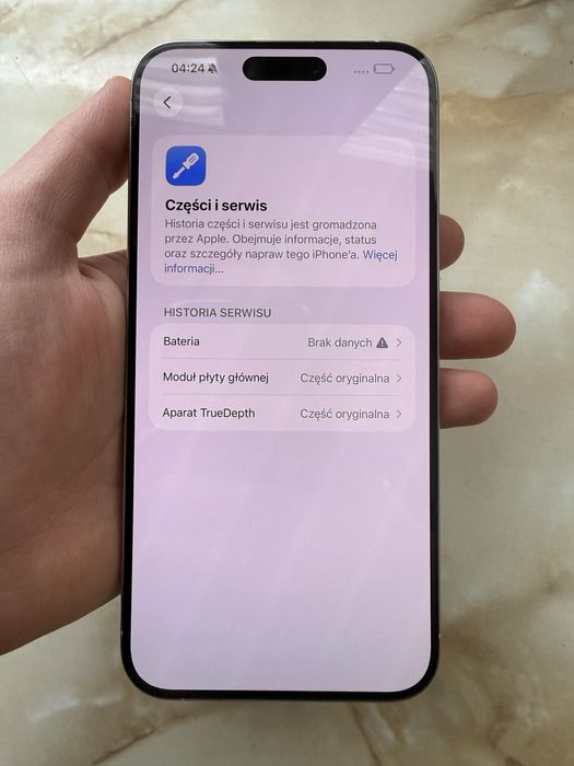 Iphone 15 pro max  256gb czesci calosc