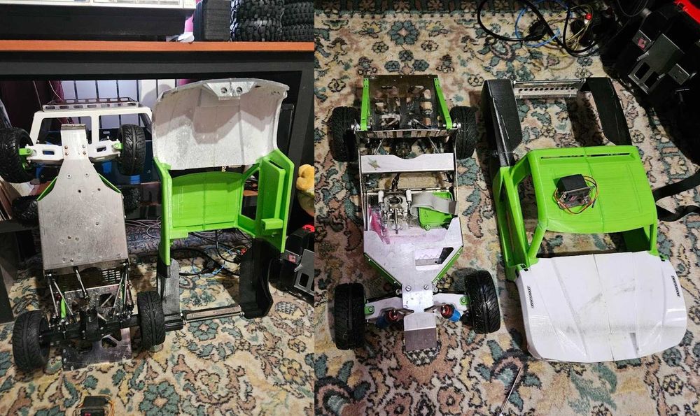 RC радіокерований custom short course (не losi, traxxas)