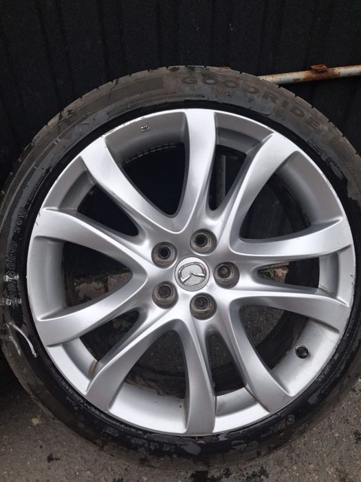 19 диски вместе с шинами на мазда