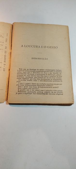 A Loucura e o Genio - Julio Arthur Lopes Cardoso (1890)