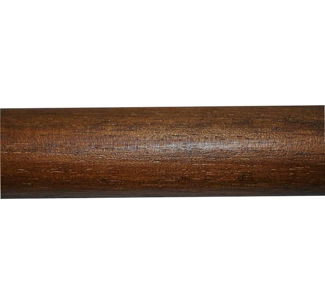 Varões de Cortinados em Madeira de Mogno Completos (Estrear)