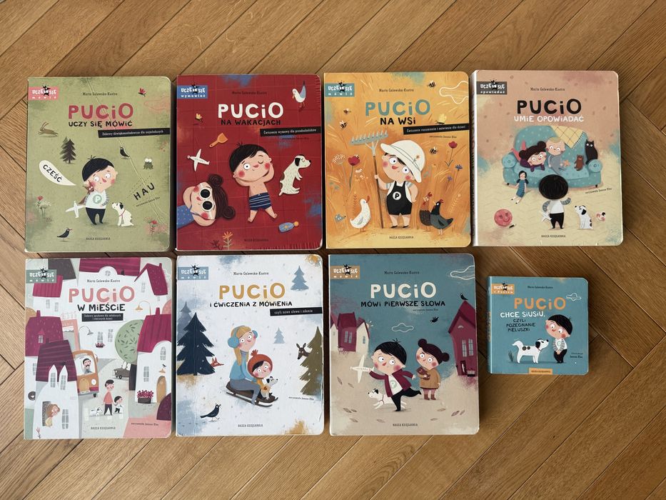 Zestaw 8 książek Pucio