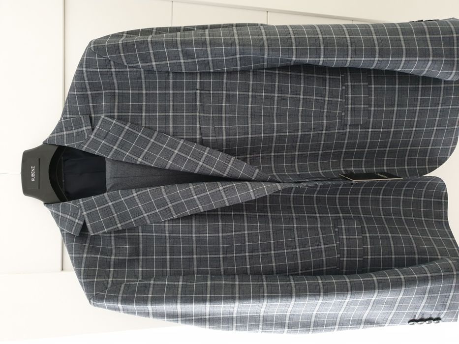 Garnitur Porto Szary Kubenz z domieszką wełny 80%