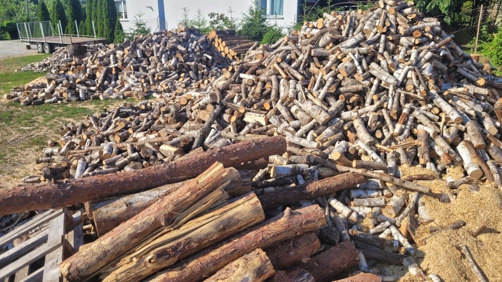 Drewno opałowe suche  Brzoza , sosna , czeremcha , dąb, buk , olcha