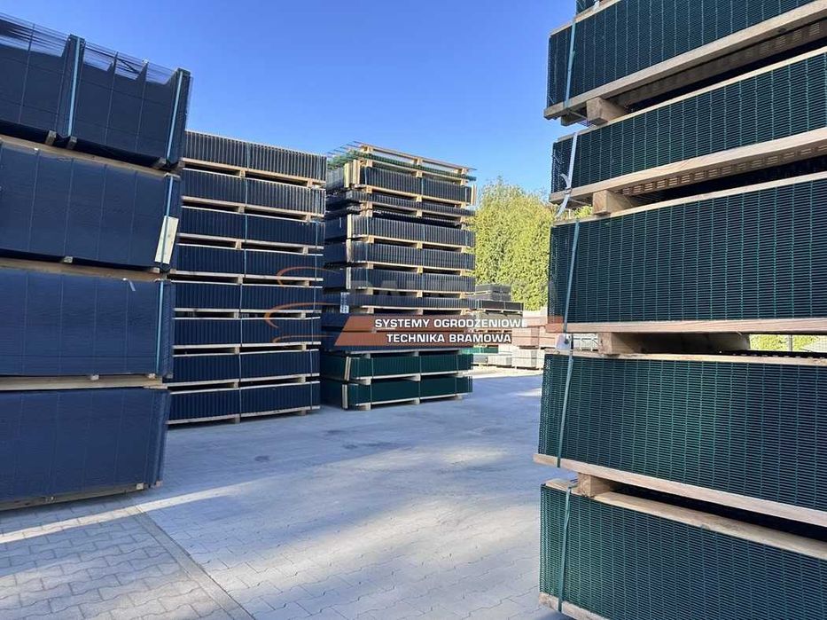 PROMOCJA! OGRODZENIA PANELOWE 4mm | 123 cm + podmurówka 25 | Bydgoszcz