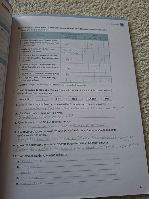 Mensagens 7. Caderno atividades