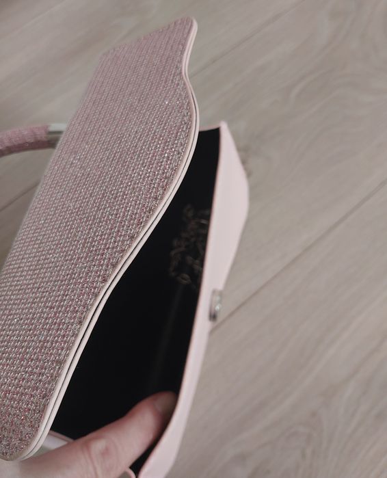 Torebka kuferek różowa