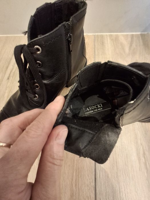 Buty skórzane Lasocki 42