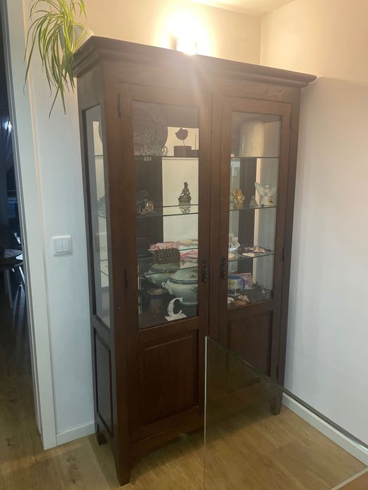 Móvel vitrine madeira antigo