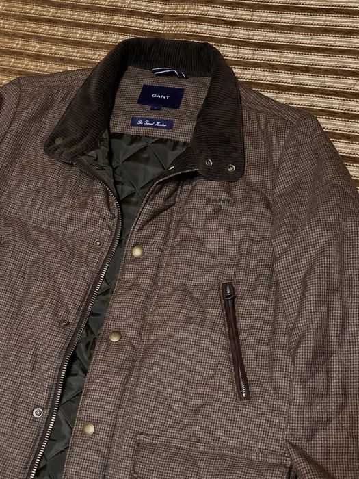 Куртка gant the tweed hunter jacket/barbour/hackett стьобана/пальто