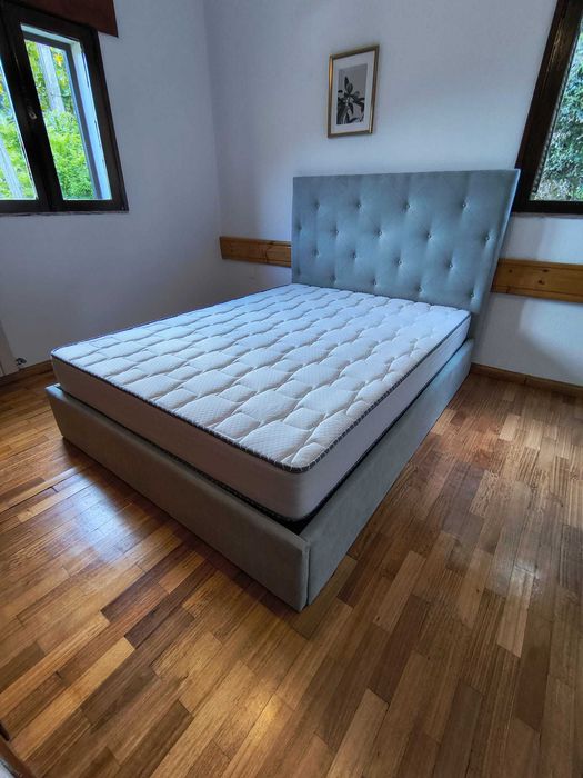 Camas de Casal Estofadas de Luxo 199€ Disp. em Várias Cores! 190x140m! 199 €