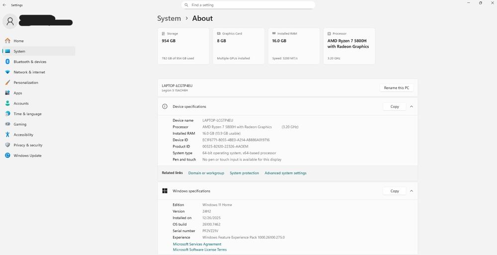 Lenovo Legion 5 15ACH6H