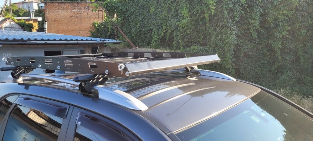 Багажник експедиційний аеродинамічний з поперечинами і захисним чохлом