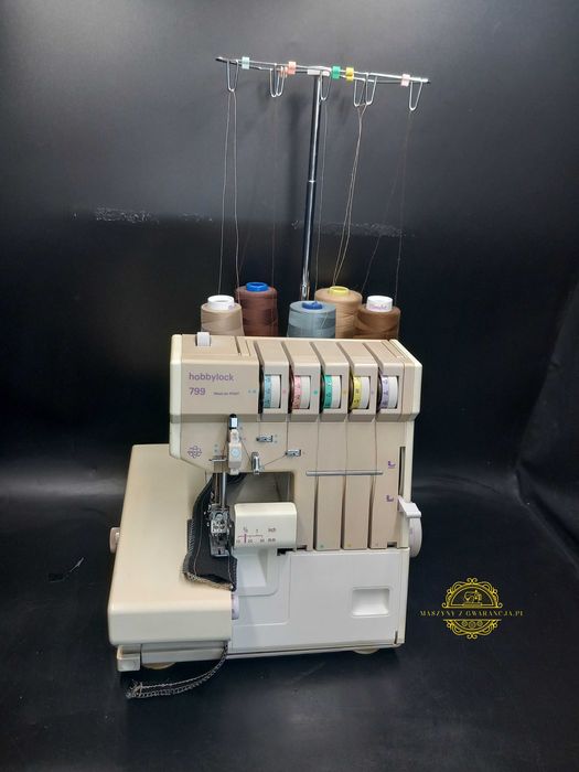 OVERLOCK Pfaff  3.4,5 nitkowy jeans, dresówka, bawełna  12MSC GWAR.