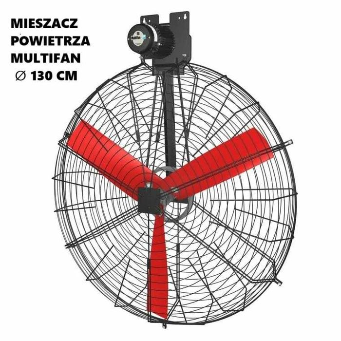 Wentylator oborowy Multifan - mieszacz powietrza koszowy , helikopter