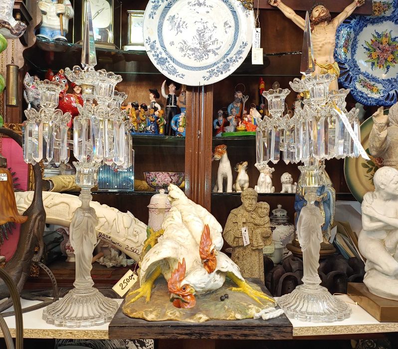 Par Candelabros Cristal 3 Lumes Baccarat