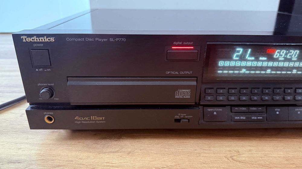 Technics Odtwarzacz CD SL-P770 JAPONIA ! 100 % IDEALNY STAN ! OKAZJA