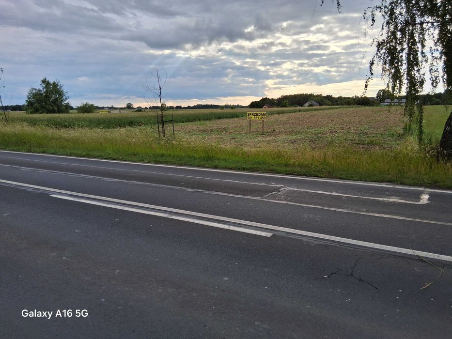 Działka 60Ar budowlano-usługowa WZ Sieradz-Kłocko